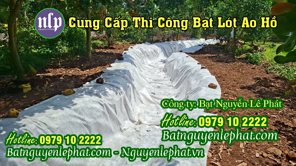 Bạt trải ao hồ chứa trữ nước tưới cây Bạt trải ao hồ chứa trữ nước tưới cây